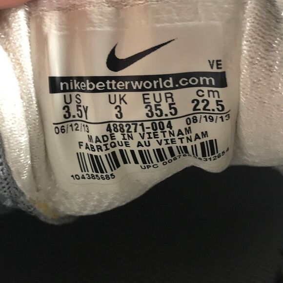 Nike Lunar Forever GS Silver/Green Running Shoes 488271-004 Women’s Size 5 - Picture 11 of 12